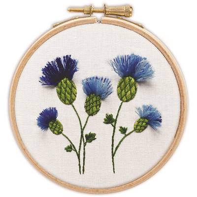 Bleuets - Kit broderie traditionnelle - Princesse