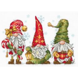 Kit Point De Croix Riolis RI-767 "Paons" - Toile Aïda 5.5pts/cm, Fils Laine Et Acrylique, Diagramme Couleur - Broderie Multicolore