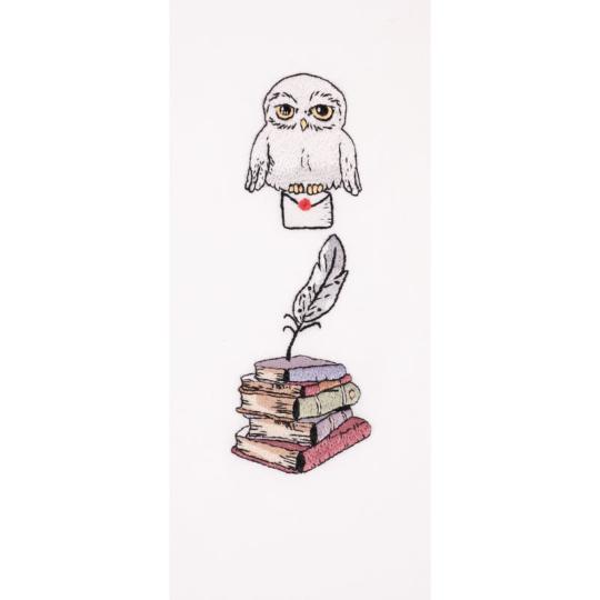 Hedwige - Kit marque-page broderie Harry Potter - DMC