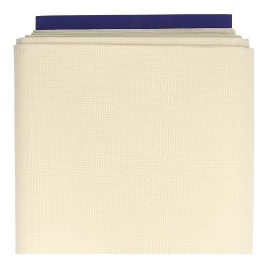Toile Aïda 5.5 pts coloris champagne laize 150 cm
