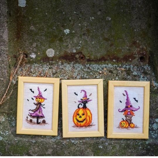 Miniatures Halloween - Kit (lot de 3) - Vervaco