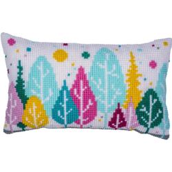 Kit coussin au point de croix Arbres – Vervaco