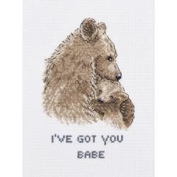 I've hot you babe – Kit point de croix Permin of Copenhagen