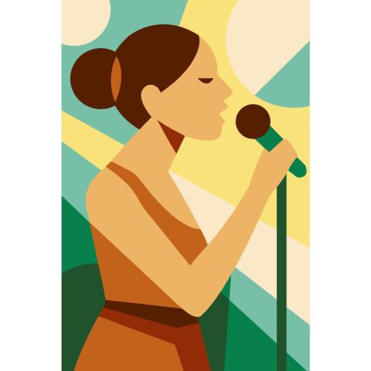 Canevas Pénélope Chanteuse  - SEG de Paris