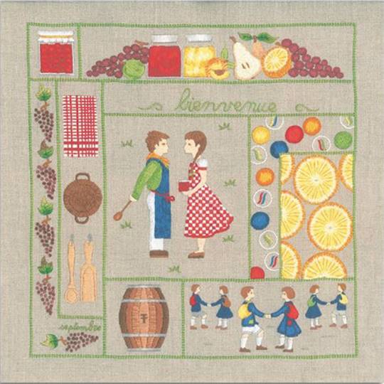 Bienvenue Septembre - Kit Broderie Traditionnelle - Le Bonheur des Dames