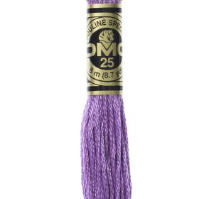 Fil à broder mouliné DMC coloris 553 Améthyste Violette