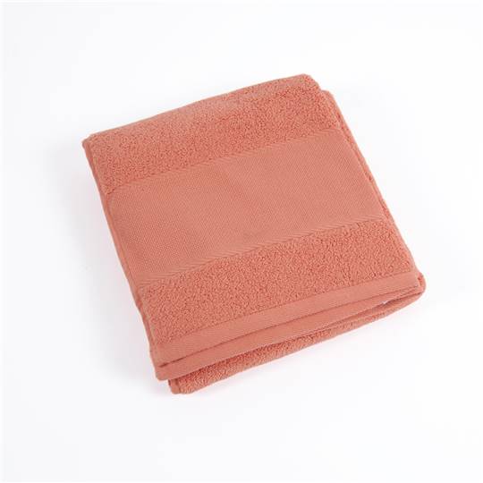 Serviette de toilette à broder 50 x 100cm • Corail - DMC