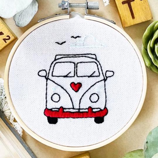 Road Trip en Van - Kit Broderie Traditionnelle - French Kits