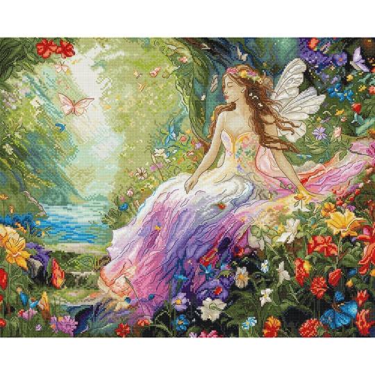 Enchanted Spring- Kit point de croix - LETISTITCH