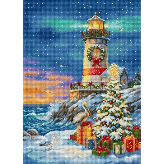 Le phare de Noël - Kit point de croix - Letistitch