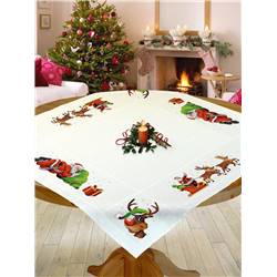 Père Noël - Nappe à broder - Luc Créations