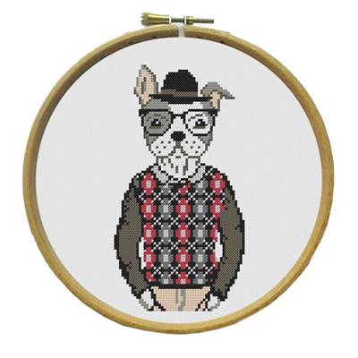 Hector Le Chien - Kit point de croix - Marie Coeur