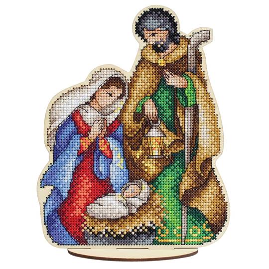 Sainte Famille - Kit broderie sur bois - MP Studia