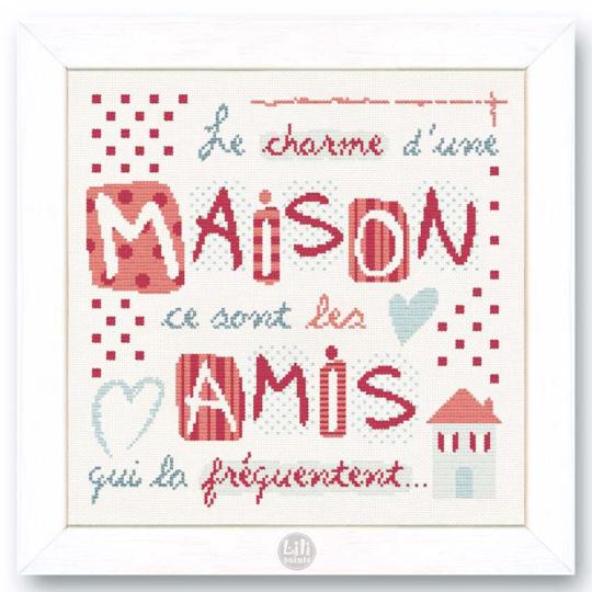Le Charme d'une Maison - Fiche point de croix - Lilipoints