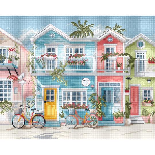 Bonheur de Bord de Mer - Kit point de croix - LETISTITCH