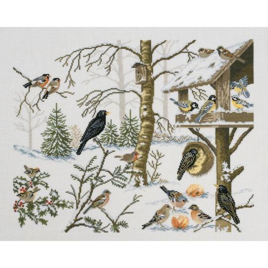 Eating Birds – Kit point de croix Eva Rosenstand