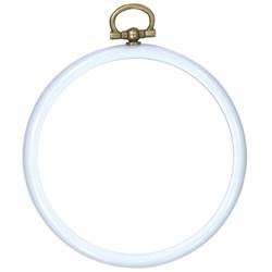 Tambour plastique rond 8 cm Bleu Ciel
