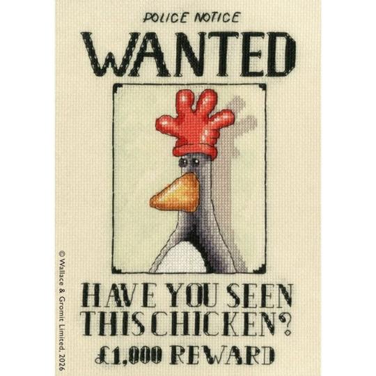 Have You Seen This Chicken? - Kit Wallace & Gromit - Bothy Threads