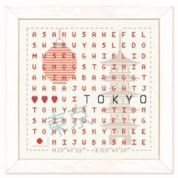 Tokyo - Fiche point de croix - Lilipoints