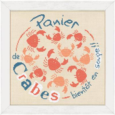 Panier de Crabes - Fiche point de croix - Lilipoints