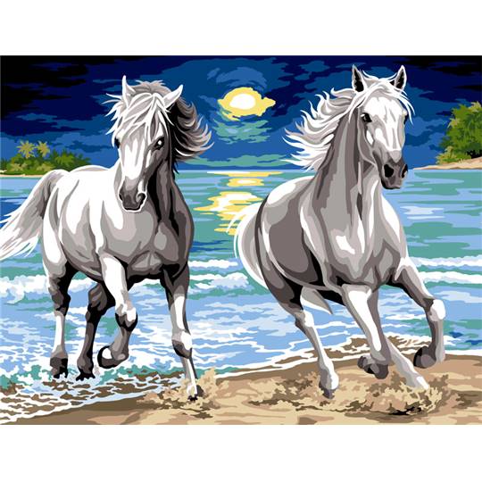 Galop Nocturne - Canevas Pénélope Cheval - Margot de Paris