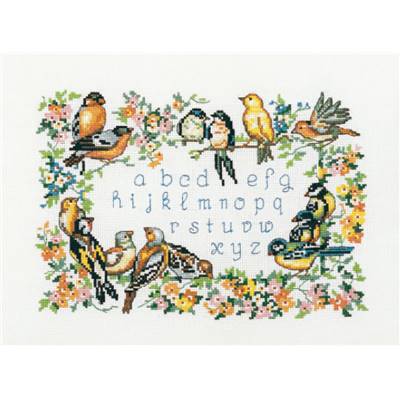ABC oiseaux - Kit point de croix - Princesse