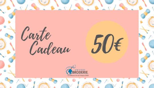 Carte Cadeau 50€