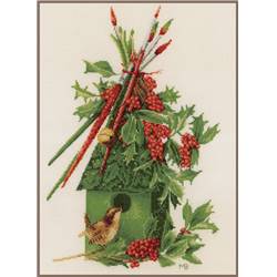 Ma Maison d'Hiver - Kit point de croix - Lanarte