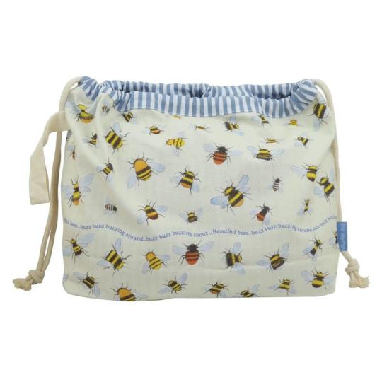 Sac à Tricot Cordon "Abeilles en vol" – Emma Ball