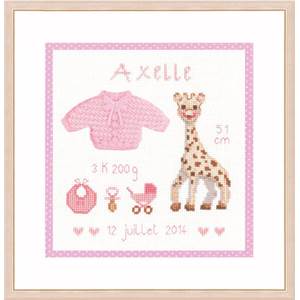 Kits A Broder Point De Croix Naissance Univers Broderie