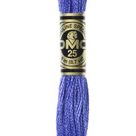 Fil à broder mouliné DMC coloris 798 Bleu cobalt