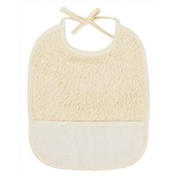 Bavoir à broder 6 Mois éponge beige - DMC