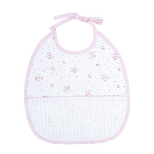 Bavoir à broder 6 Mois "Koala" Rose - DMC