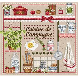Cuisine de Campagne - Fiche Point de Croix - Madame La Fée