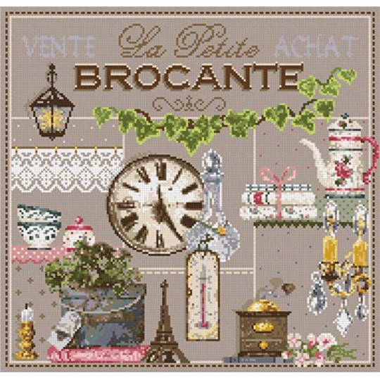 La Petite Brocante - Fiche Point de Croix - Madame La Fée