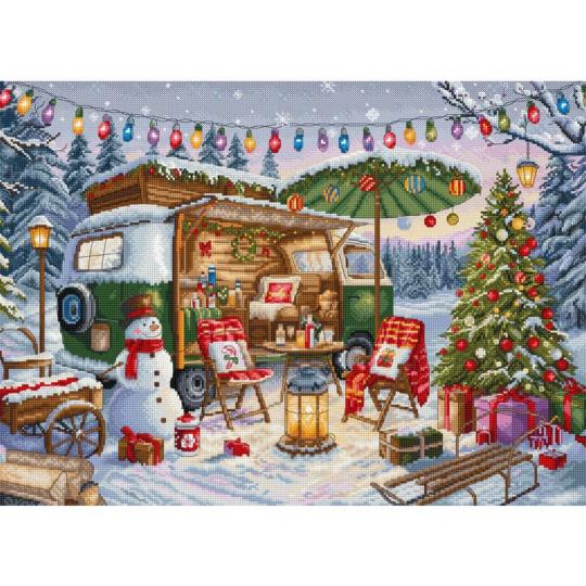 La Caravane de Noël - Kit point de croix - LETISTITCH