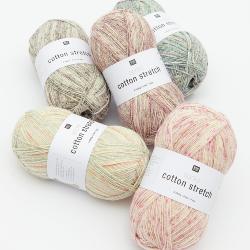 Laine à Chaussettes Cotton Stretch 4 Fils - Rico Design
