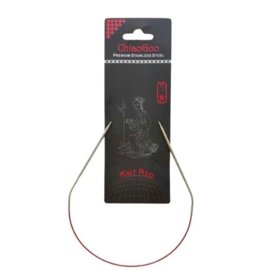Aiguilles circulaires fixes ChiaoGoo Knit Red 30 cm