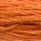 Fil à broder mouliné DMC coloris 3853 Orange Cuivre