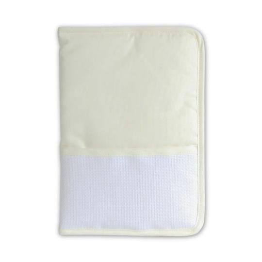 Protège Carnet de Santé à broder Ivoire - DMC