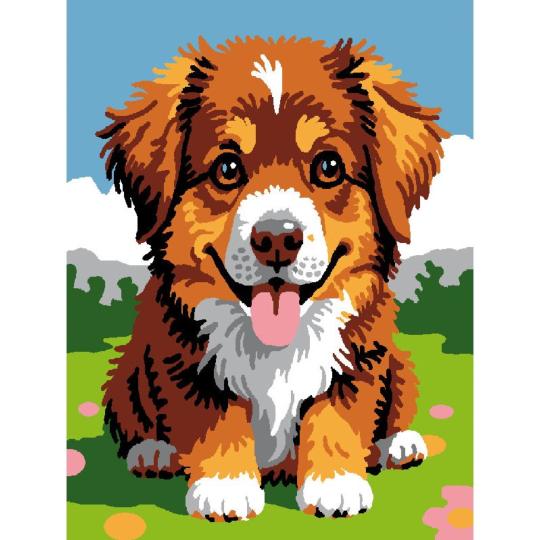 Chien - Kit Canevas pour enfant - Luc Créations