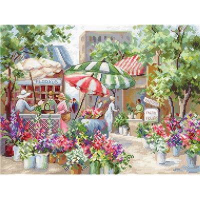 Marché aux Fleurs - Kit point de croix - LETISTITCH