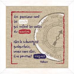 Les Passions - Fiche point de croix Lilipoints A003 - Lilipoints