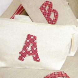 Alphabet "textile" - Fiche point de croix - Lilipoints