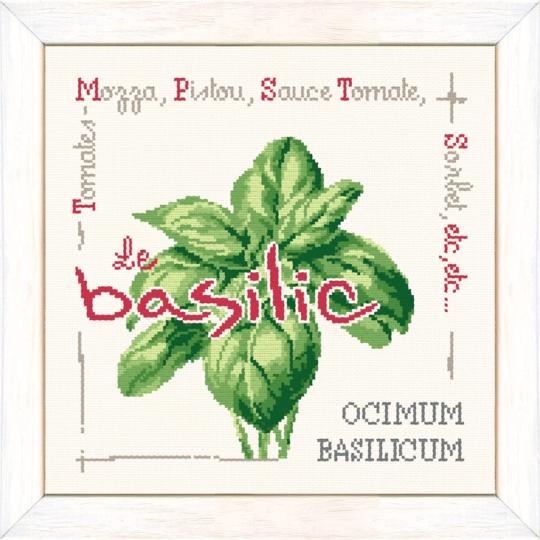 Le Basilic - Fiche point de croix J025 - Lilipoints