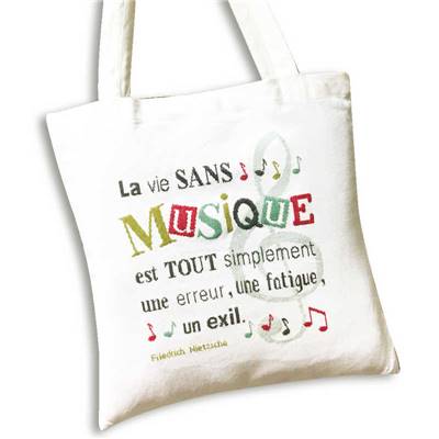 Sac Musique - Fiche point de croix SAC11 - Lilipoints