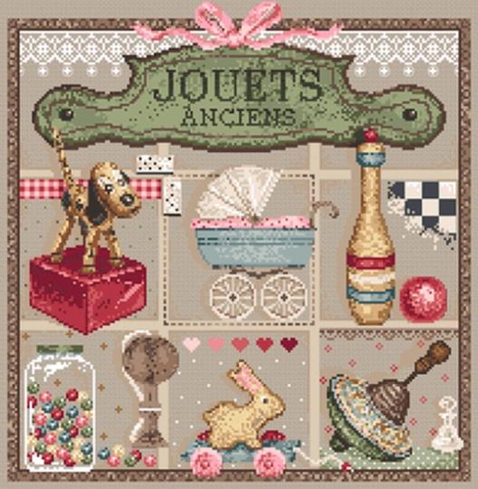 Jouets Anciens - Fiche Point de Croix - Madame La Fée