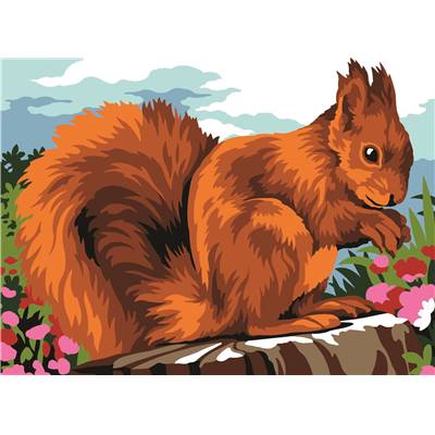 L'Écureuil - Canevas Animaux - Margot de Paris