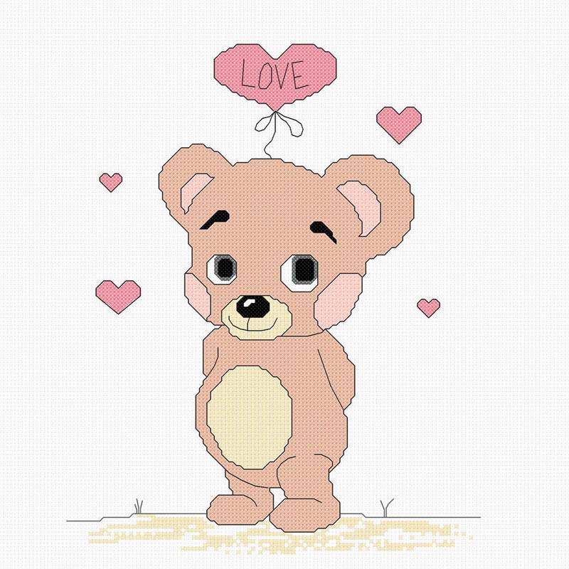 Ourson Amoureux Kit Princesse Univers Broderie Ourson Amoureux Kit Princesse Univers Broderie