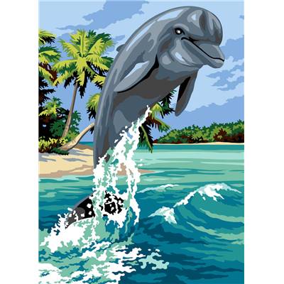 Près des Iles - Canevas Dauphins et Mer - SEG de Paris